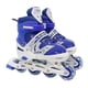 thumbnail image 1 of Patines En Línea Para Niños, Transpirables, Iluminados, Para Interiores Y Exteriores, Regalo Para Adolescentes, Talla M, Color Azul, 1 of 5