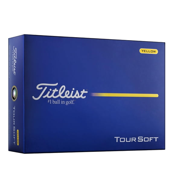 Pelotas de golf Titleist Tour Soft Yellow