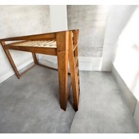 Myr - Cama Alta Con Escalera Desmontable 1 Plaza