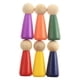 thumbnail image 4 of 6 Piezas Montessori Rainbow Peg Dolls Figuras de Personas Pequeñas Juego de Imaginación Educativo para DIY Craft Graffiti Juguetes Decoración Niños Ni, 4 of 5