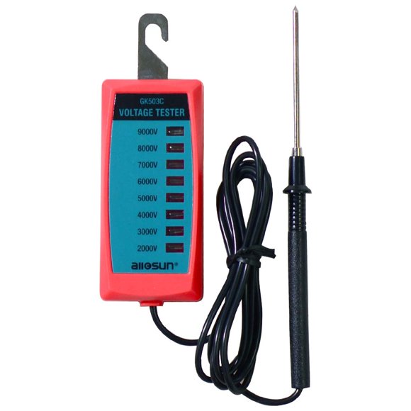 Probador de voltaje eléctrico para vallas ALLOSUN GK503C NEON 9000V