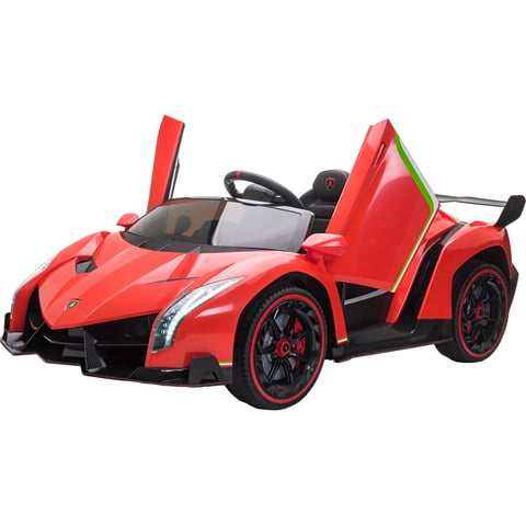 Little Monkey - Auto Eléctrico Infantil Tipo Lamborghini 12V Control Remoto Luces Sonido Mp3 Niños