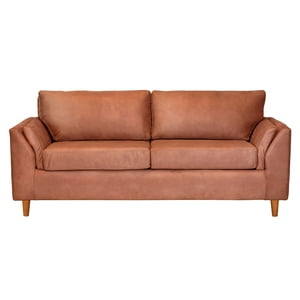 Latam Home - Sofa Milan 3C Con Resortes Pocket Cuero Kentucky Tabaco