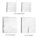 thumbnail image 3 of Juego de sábanas CGK Unlimited King Size 4 piezas, color blanco, 3 of 9