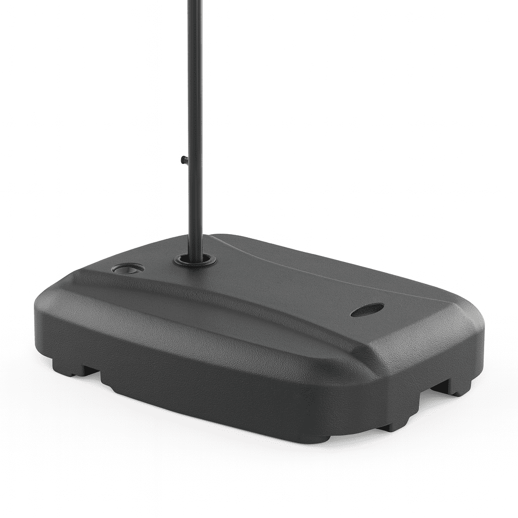 Javimate - Base Para Quitasol Negra Con Ruedas