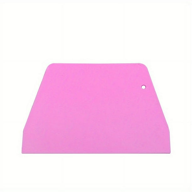 1pc Plastic Trapezoidal Cutting Knife Kneading Mat Sausage Flour Cake Plastic Silicone Scraper Household Baking Tools, Kitchen Accessories