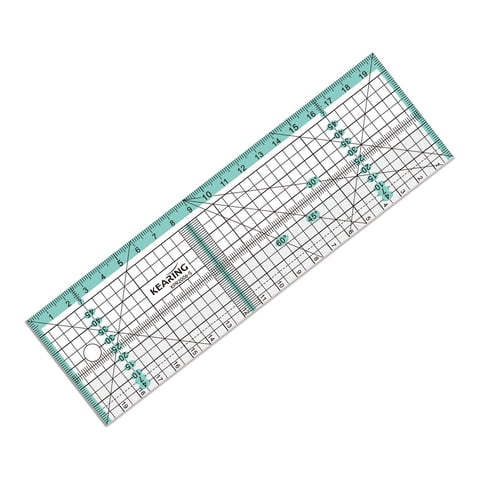 Ioensy - Regla De Sastrería Regla Métrica Transparente Para Tela Cuero Papel