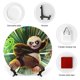 thumbnail image 3 of Kung Fu Panda Plato decorativo de porcelana fina (bone china), plato decorativo de cerámica para hogar, oficina, soporte de pared, platos decorativos para dormitorio - 6 pulgadas (15 cm), 3 of 6
