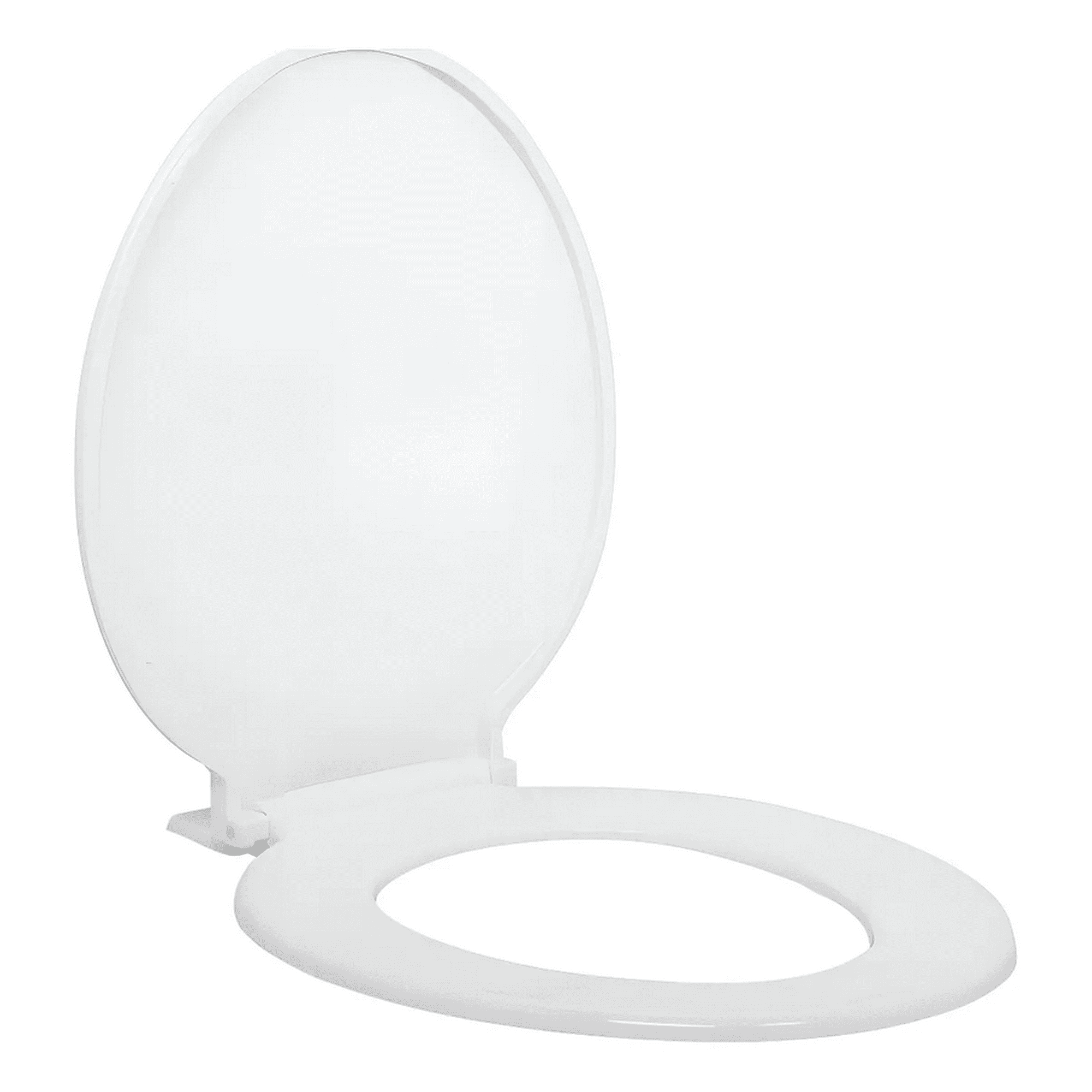 Genérico - Tapa Wc Plastica Blanca Universal Redonda Fanaloza Color Blanco