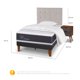 thumbnail image 3 of Cama Europea Curve New Ortopedic 1.5 Plazas Tigris Alm+Pl, 3 of 10