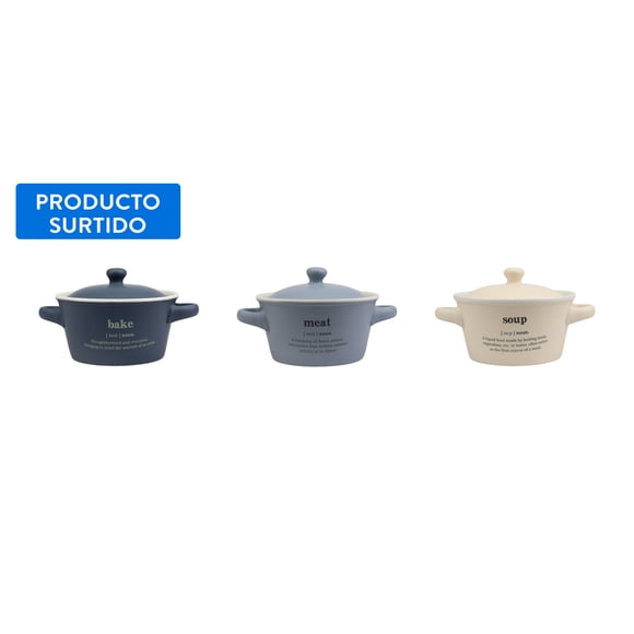 Mini Cacerola 240ml Ceramica , 1 pieza