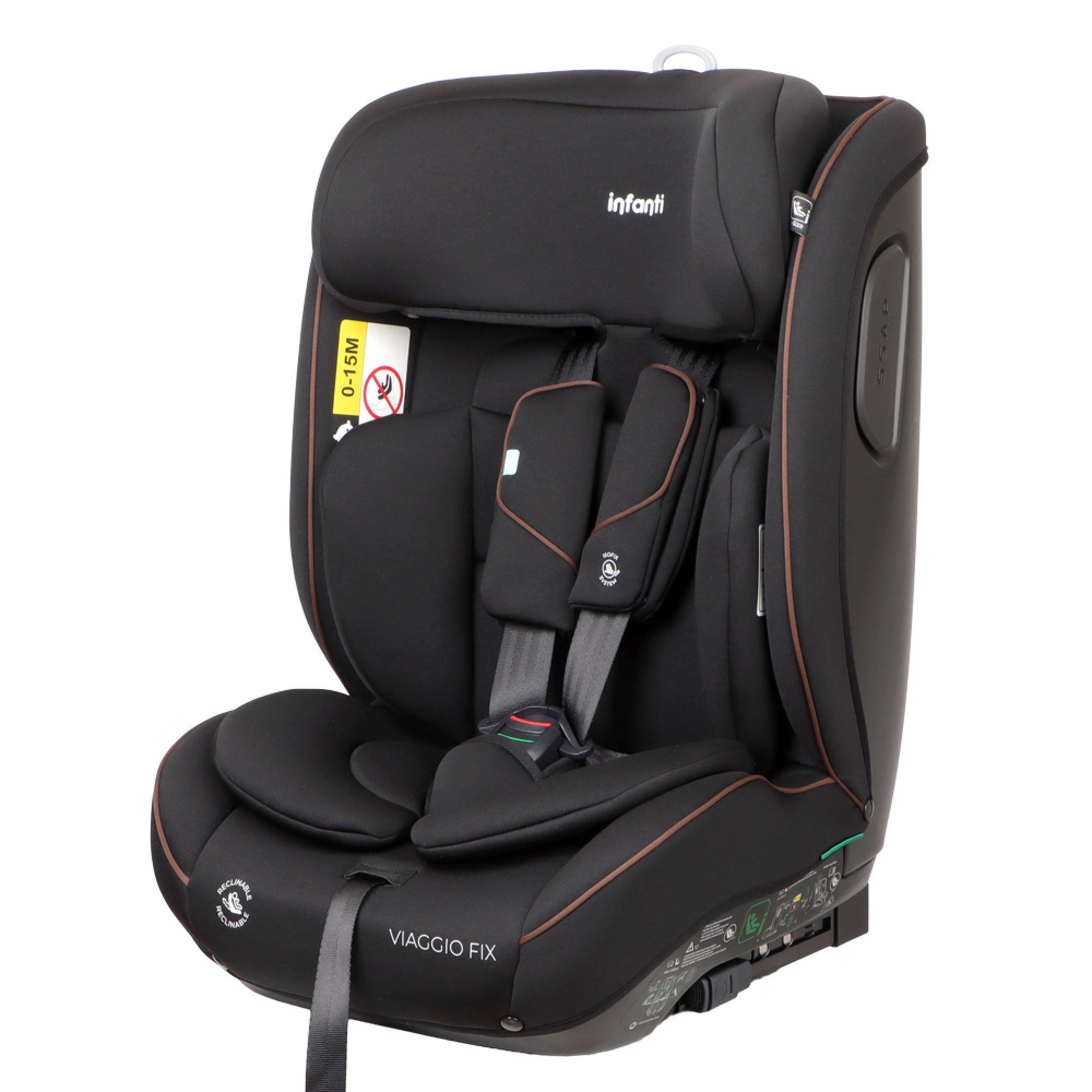 Silla Auto Combinada Viaggio Fix Black