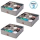 thumbnail image 1 of Pack de 3 Cajas Organizadoras Closet Carry All 16 Divisiones Ropa Interior Accesorios Gris, 1 of 7