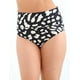 thumbnail image 1 of Bikini calzón pin up doble uso estampado negro, 1 of 3