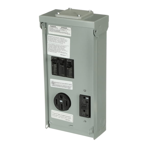 Panel de Toma de Corriente Midwest U055C010P 120/240V 70A con GFCI