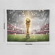 thumbnail image 2 of FIFA WORLD CUP Tapiz Temático Anti-Bolitas, Regalo Colgante de Pared, Fondo para Habitación, Dormitorio, Fans, Pancarta de Fondo, Suministros de Decoración para Fiesta de Cumpleaños 75*100CM,30", 2 of 6