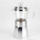 thumbnail image 3 of Cafetera Italiana Crystal Vitrex 1 Pieza Aluminio Transparente, 3 of 3