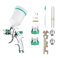 Genérico - Pistola Pintar + 3 Boquillas 1.4A2Mm Pintura Por Gravedad