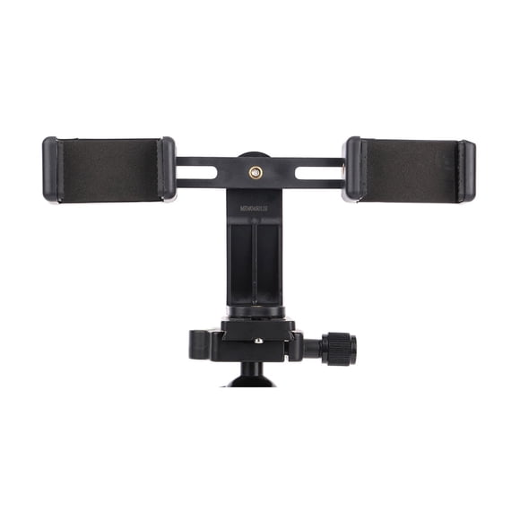 Adaptador de Trípode para 2 Smartphones 360°