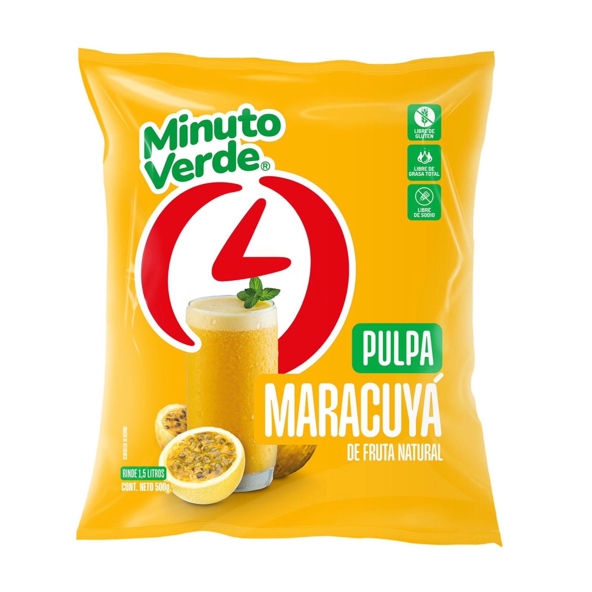 Pulpa Maracuya 500 g Minuto Verde