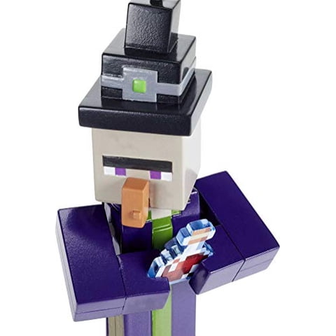 Figura De Acción Minecraft Witch 3.25 Escala Mattel
