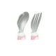 thumbnail image 2 of Set Cubiertos De Metal Rosa, 2 of 2
