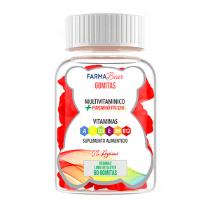 Multivitaminico + Probiotico Farma Bear 60 Gomitas