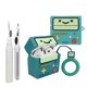 thumbnail image 1 of Funda de silicona para AirPods 4 con kit de limpieza, diseño retro de videojuego, 1 of 7