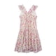 thumbnail image 2 of Vestido Niña Elasticado Estampado Tropical Crudo Pillin, 2 of 3