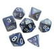 thumbnail image 3 of Juego De Dados Poliédricos De 7 Piezas Juego De Dados Para Juegos De Fiesta Juego De Mesa Juego De Cartas Negro Y Azul, 3 of 5