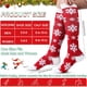 thumbnail image 2 of 6 Pairs Christmas Socks Coldeul Patterned Invierno Compression Socks Novelty Mujeres Christmas Stocking Fancy Suave Grueso Christmas Running Socks Knee High Holiday Socks para mujeres Hombres, 2 of 7