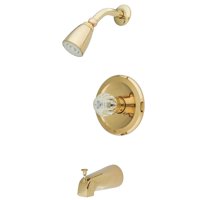 Grifo Kingston Brass Kb532 Para Bañera Y Ducha, Latón Pulido