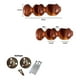 thumbnail image 3 of Pack 2 Unidades Soporte Doble De Madera Chocolate 19/19 Mm, 3 of 3
