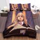 thumbnail image 1 of Hermione In The Class Realistic Painting Quilt Duvet Cover Set Queen Pillowcase3-Piece Bedding Set, 1 of 5