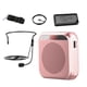 thumbnail image 2 of Amplificador De Voz Portátil Megáfono De Refuerzo Con Micrófono Auriculares Oro Rosa, 2 of 3