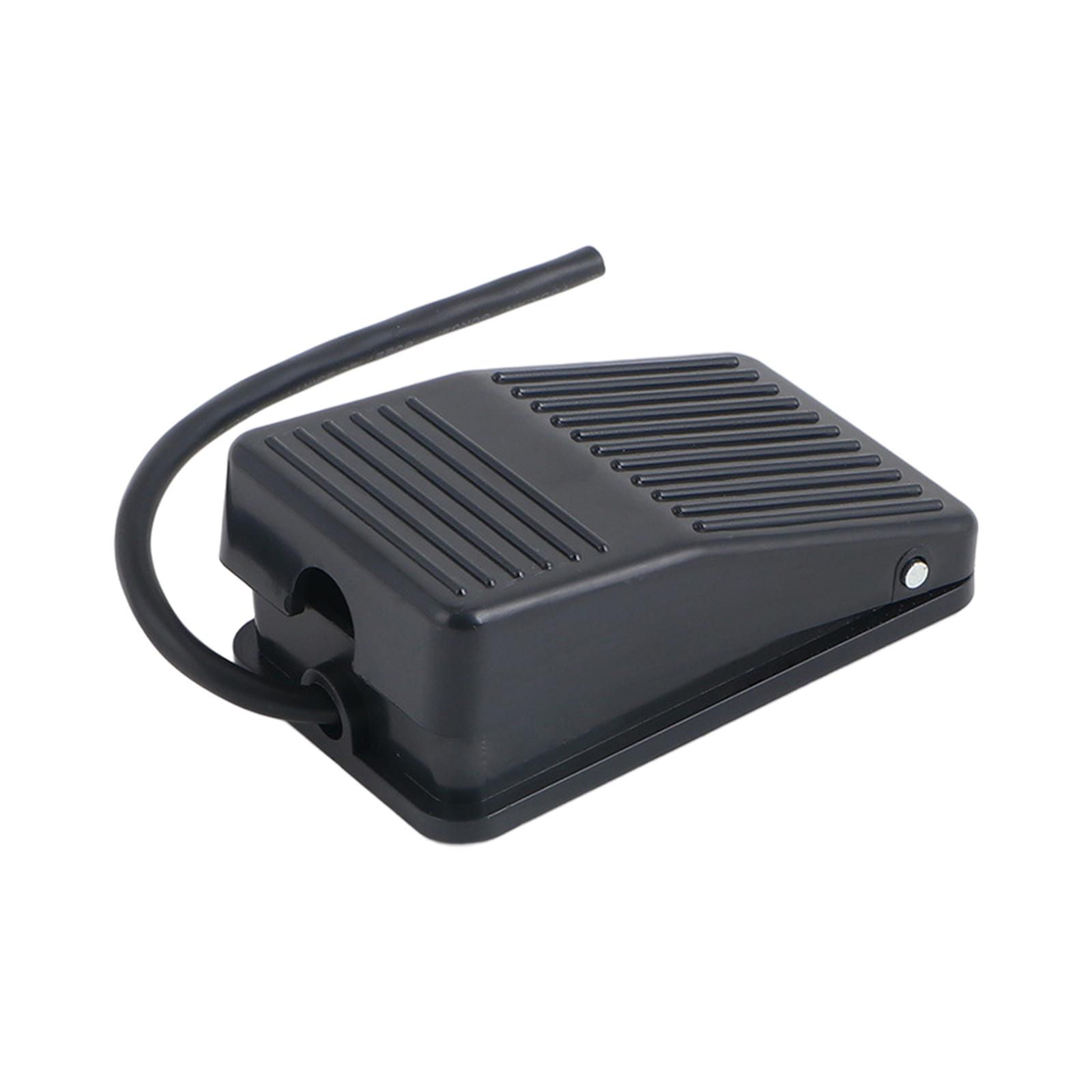 Magideal - Interruptor De Pedal Interruptor De Control De Pedal Energía Eléctrica 10A Con Cable Momentáneo Fácil De Usar Interruptor De Pedal Duradero Para Fábri