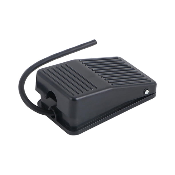 Interruptor de pedal Interruptor de control de pedal Energía eléctrica 10A con cable Momentáneo Fácil de usar Interruptor de pedal duradero para fábri