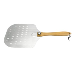 Magideal - Paleta De Metal Para Pizza, Herramientas De Fácil Almacenamiento, Colocación De Pasteles, Mango De Madera Plegable, Pala De Pizza Para Cocina, Hornear