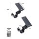 thumbnail image 2 of Pack 2 Unidades Soporte Simple Techo De Metal Negro 28 Mm, 2 of 2