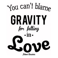 Rienda Libre Graphics - Decomural Falling In Love Albert Einstein Ws-44075