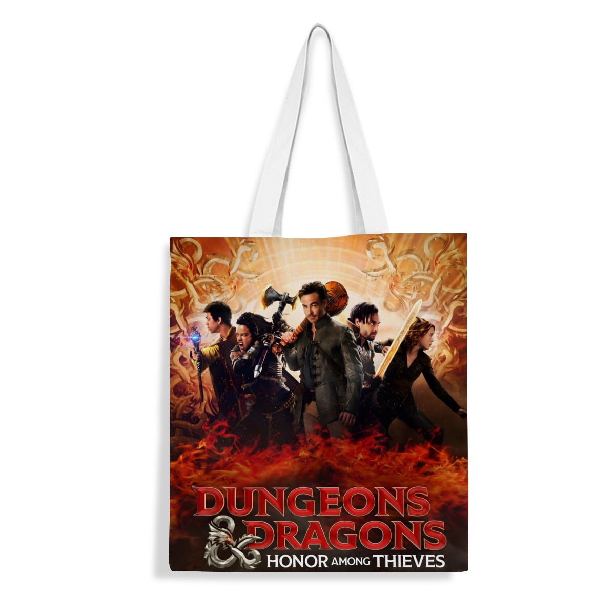Bolso de Tela Desmarcar Dungeons and Dragons 35 x 40 cm