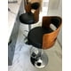 thumbnail image 2 of SILLA PISO BAR ALTURA REGULABLE TABURETE CON RESPALDO BJ002, 2 of 3