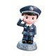 thumbnail image 3 of Estatua De Policía Pintada A Mano, Divertida Decoración Para Tartas, Para Estantería, Escritorio, Oficina, Estatua De Ni?o., 3 of 5