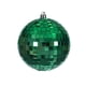 thumbnail image 1 of Adorno navideño en forma de bola de espejo verde Vickerman de 4 cm (paquete de 6), 1 of 1