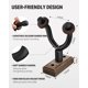 thumbnail image 2 of Soporte de pared para guitarra, paquete de 6 unidades, Donner Black Walnut, 2 of 8