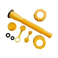 Magideal - Reemplazo De Boquilla De Lata De Gas, Tapón De Boquilla De Gas, Tapas De Sellado De Goma, Tapas De Base Roscadas, Sin Fugas, Tubo Roscado De Plástico