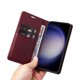 thumbnail image 5 of Funda Billetera de Cuero para Samsung Galaxy S23 FE con Tarjetero y Soporte - Tapa Magnética Rojo, 5 of 6