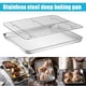 thumbnail image 2 of Set, Baking Tray With Removable Cooling Rack, Stainless Steel Baking Pan Sheet, Non Toxic Cookie Sheet, Dishwasher Safe, Oven Accessories, Baking Tools, Kitchen Gadgets, Kitchen Accessories, Home Kitc, 2 of 3