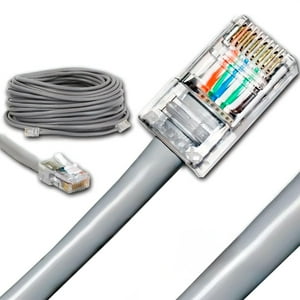 Gen - Cable Red 20 Metros Rj45 Utp Internet Lan Ethernet Cruzado Multicolor
