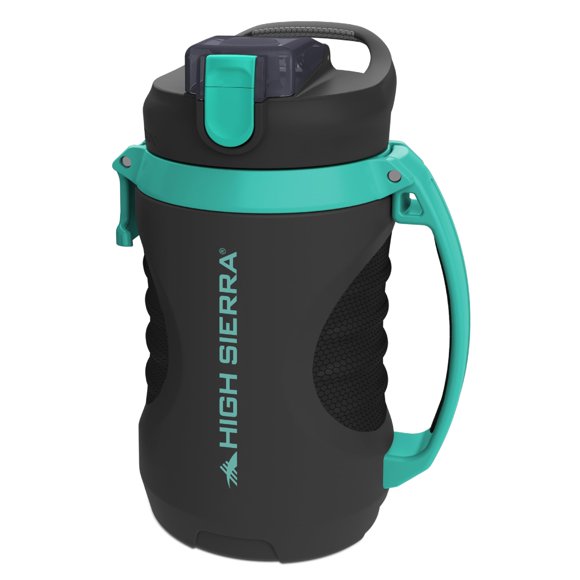 Botella de agua High Sierra 1900 ml libre de BPA gris/menta